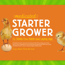 Load image into Gallery viewer, 18% Healthy Harvest Medicated Starter/Grower - 5 lb
