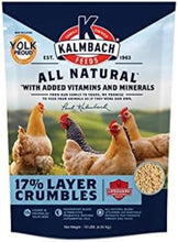 Load image into Gallery viewer, 17% ALL NATURAL LAYER Crumbles for Chickens - 10 lb
