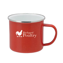 Load image into Gallery viewer, BACKYARD POULTRY CAMPFIRE MUG
