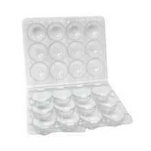Load image into Gallery viewer, 12-Egg Carton (Quail) - Clear Plastic

