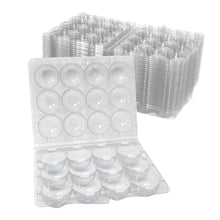 Load image into Gallery viewer, 12-Egg Carton (Quail) - Clear Plastic
