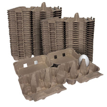 Load image into Gallery viewer, 12-Egg Cartons (2x6) - Natural Pulp, Flat Top Blank
