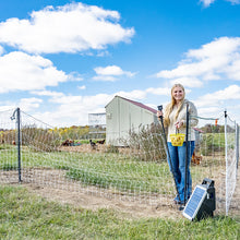 Load image into Gallery viewer, PoultryNet Gate (8 ft x 48" tall) Black/White
