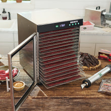 Load image into Gallery viewer, BigBite 16-Tray Stainless Steel Dehydrator
