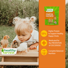 Load image into Gallery viewer, 18% Healthy Harvest Medicated Starter/Grower - 5 lb
