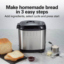 Load image into Gallery viewer, ARTISAN DOUGH &amp; BREAD MAKER, STAINLESS STEEL
