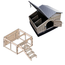Load image into Gallery viewer, Standard Chicken Coop &amp; Stand with Stairs
