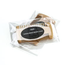 Load image into Gallery viewer, Sandalwood Beard Comb in Muslin Bag
