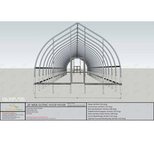 Load image into Gallery viewer, Gothic All-Metal High Tunnel Kit
