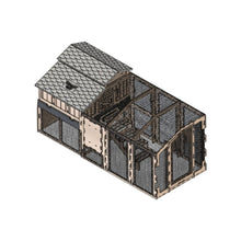 Load image into Gallery viewer, Standard Chicken Coop with Stand and Stairs &amp; Run
