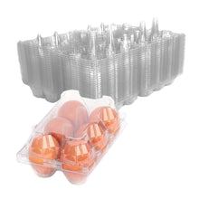 Load image into Gallery viewer, 6-Egg Carton - Clear Plastic
