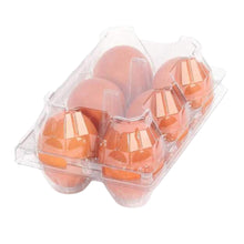 Load image into Gallery viewer, 6-Egg Carton - Clear Plastic
