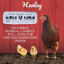 Load image into Gallery viewer, Henlay Laid Local Egg Cartons- Adorable Printed Vintage Design- 25, 90, or 250
