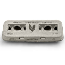 Load image into Gallery viewer, Henlay Laid Local Egg Cartons- Adorable Printed Vintage Design- 25, 90, or 250
