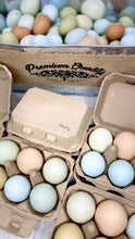 Load image into Gallery viewer, Half Dozen Egg Cartons - Henlay Blank Flat Top, Six Pack, 2 colors, 20 or 100
