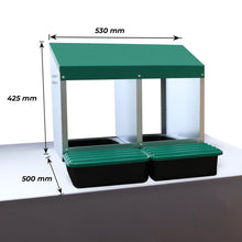 Load image into Gallery viewer, EggHouse Galvanized Nesting Box (Up to 20 Birds)
