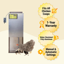 Load image into Gallery viewer, Automatic Chicken Coop Door
