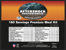 Load image into Gallery viewer, 160 Serving Premium Meal Supply
