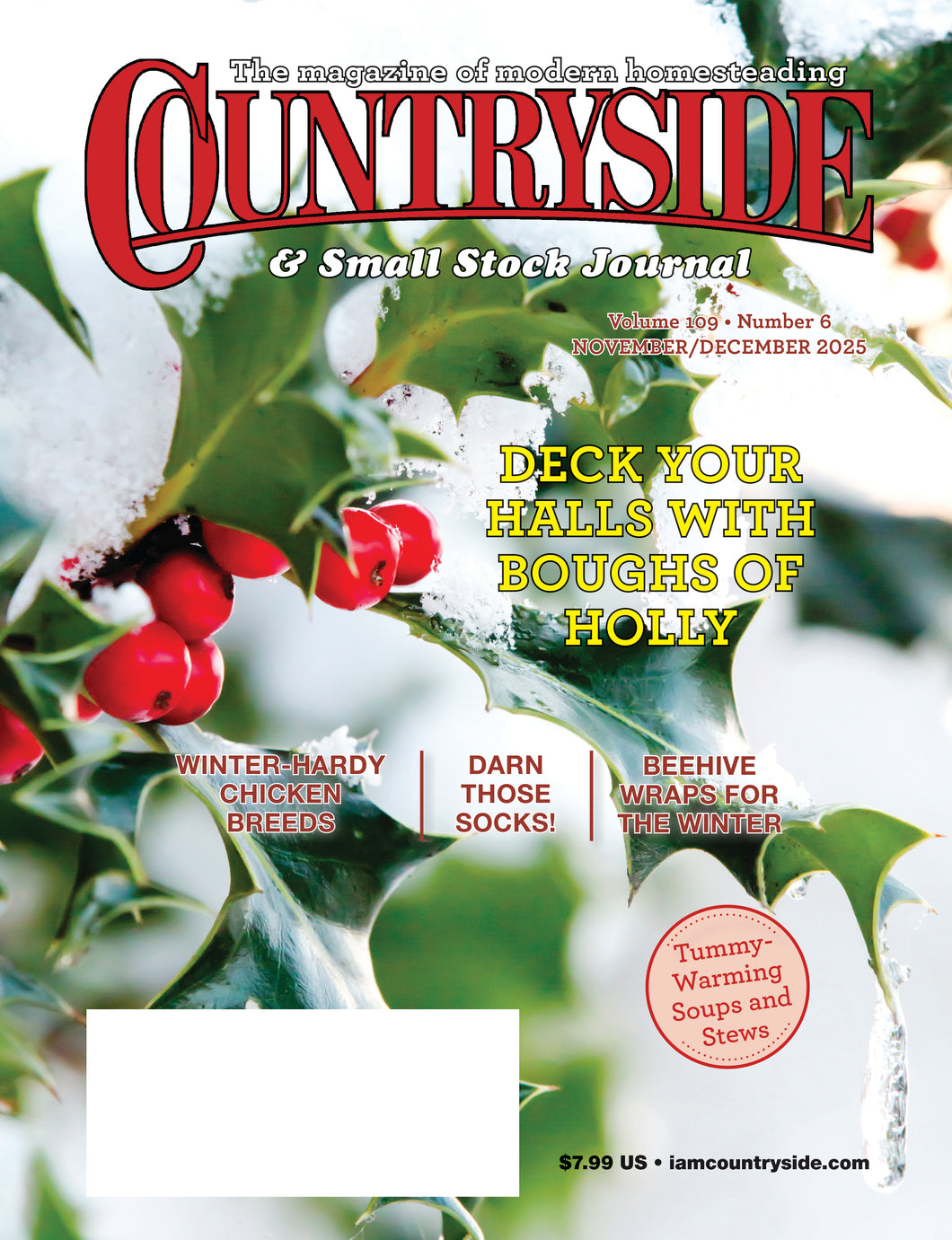 COUNTRYSIDE MAGAZINE, NOVEMBER/DECEMBER 2025