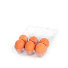 Load image into Gallery viewer, 6-Egg Carton - Clear Plastic
