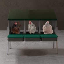 Load image into Gallery viewer, EggHouse Galvanized Nesting Box (Up to 30 Birds)
