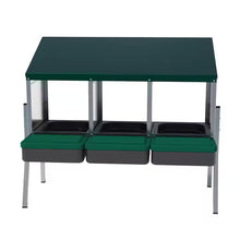 Load image into Gallery viewer, EggHouse Galvanized Nesting Box (Up to 30 Birds)
