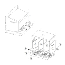 Load image into Gallery viewer, EggHouse Galvanized Nesting Box (Up to 30 Birds)
