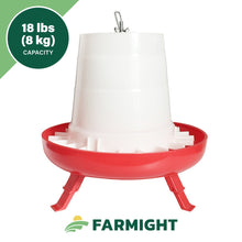 Load image into Gallery viewer, Farmight Open Top Hanging Feeder with Legs, 2 colors, 3 sizes
