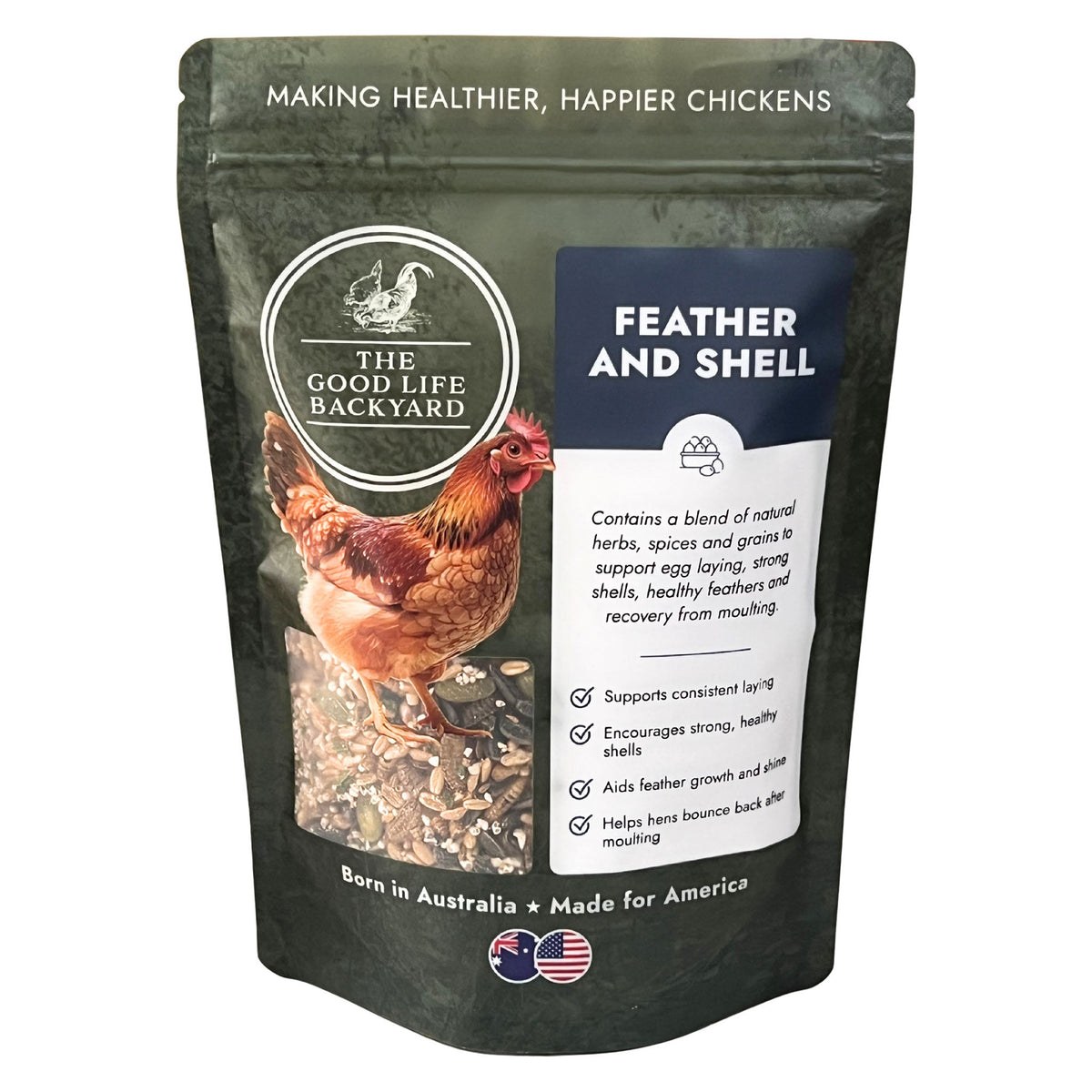 Protein Advantage Shell Feather and Shell - Calci-Protein Blend – Countryside