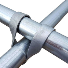 Load image into Gallery viewer, Greenhouse Cross Connectors - Galvanized Steel 1 3/8&quot;
