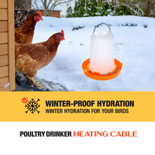 Load image into Gallery viewer, 16" Poultry Drinker Heater Cable - 12W
