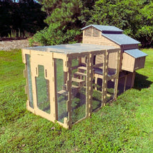 Load image into Gallery viewer, Large Chicken Coop with Stand and Stairs &amp; Run
