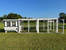 Load image into Gallery viewer, Wooden 16 Ft. Chicken Run (8’W X 16’L X 6’3”H)

