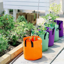 Load image into Gallery viewer, Grow Bags - 7 Gallon Colored Fabric Pots
