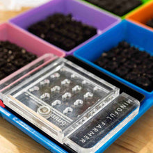 Load image into Gallery viewer, Soil Block Drop Seeder - Mini 20 - Complete Set | Mindful Farmer
