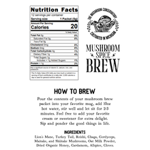 Load image into Gallery viewer, Mushroom Spice Brew - 12 Pack
