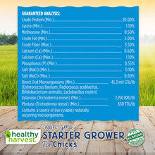 Load image into Gallery viewer, Healthy Harvest 20% Non-GMO Chick Starter/Grower
