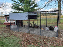 Load image into Gallery viewer, Walk-In 15 ft. Chicken Run (6&#39;6&quot;W x 15&#39;L x 6&#39;3&quot;H)

