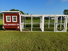 Load image into Gallery viewer, Wooden 16 Ft. Chicken Run (8’W X 16’L X 6’3”H)
