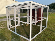 Load image into Gallery viewer, Wooden 8 Ft. Chicken Run (8’W X 8’L X 6’3”H)
