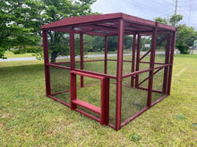 Load image into Gallery viewer, Wooden 16 Ft. Chicken Run (8’W X 16’L X 6’3”H)

