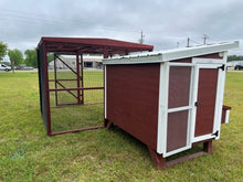 Load image into Gallery viewer, Wooden 16 Ft. Chicken Run (8’W X 16’L X 6’3”H)
