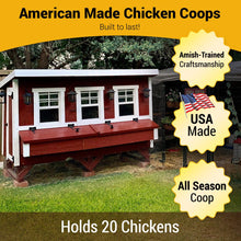 Load image into Gallery viewer, XL Chicken Coop - Up to 20 Chickens
