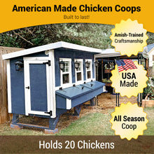 Load image into Gallery viewer, XL Chicken Coop - Up to 20 Chickens
