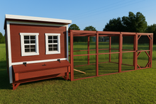 Load image into Gallery viewer, Wooden 16 Ft. Chicken Run (8’W X 16’L X 6’3”H)

