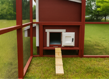 Load image into Gallery viewer, Wooden 16 Ft. Chicken Run (8’W X 16’L X 6’3”H)

