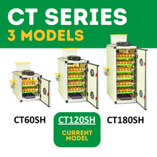 Load image into Gallery viewer, CT120 SH - Egg Incubator - Setter &amp; Hatcher
