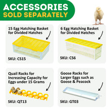 Load image into Gallery viewer, CT120 SH - Egg Incubator - Setter &amp; Hatcher
