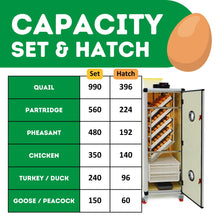 Load image into Gallery viewer, HB500 C - Egg Incubator - Setter &amp; Hatcher
