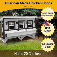 Load image into Gallery viewer, XL Chicken Coop - Up to 20 Chickens
